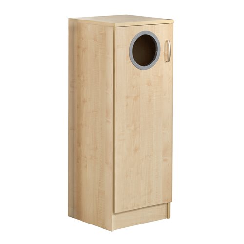 Skrinka na triedenie odpadu, bez koša, 1250x450x450 mm, breza