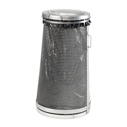 Stojan na odpadové vrecia, objem 125 L, galvanizovaný