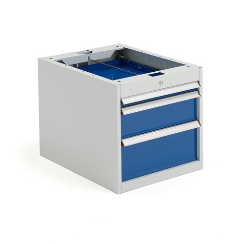 Zásuvková jednotka Solid, 3 zásuvky, 540x520x665 mm