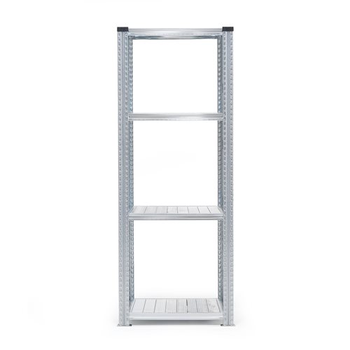 Policový kovový regál TRANSFORM, základná sekcia, 1972x600x600 mm
