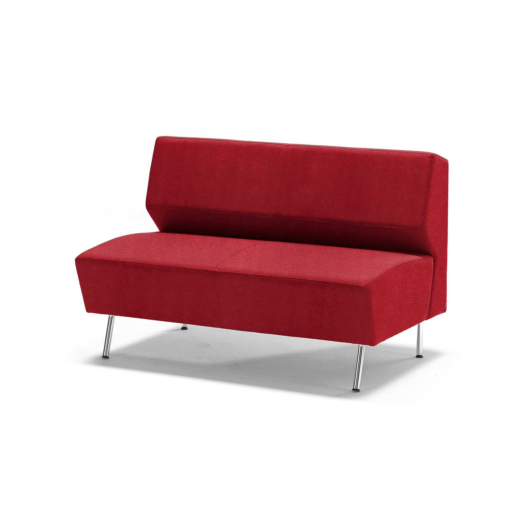Pohovka ALEX, 2-miestna, tkanina Medley, červená