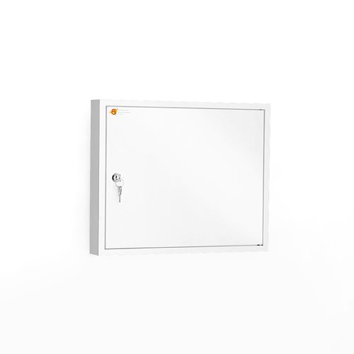 Skrinka na kľúče 39 háčikov, biela