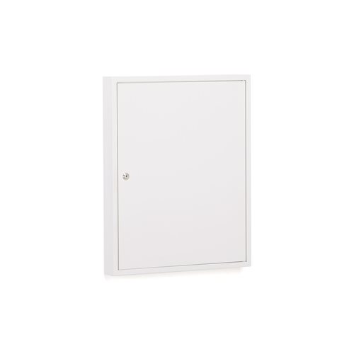 Skrinka na kľúče 65 háčikov, biela