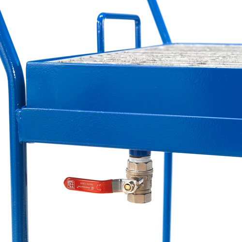 Prepravný vozík s vaňou, s roštom