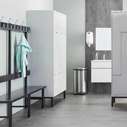 Zásobník na papierové utierky, bez utierok, biely