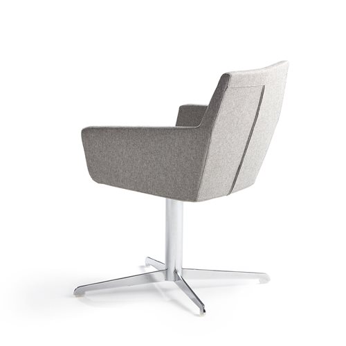 Konferenčná stolička Fairview, chróm, striebornošedá