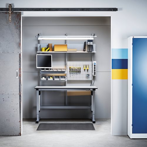 Spojovacia tyč k dielenským stolom MOTION, dĺžka 645 mm