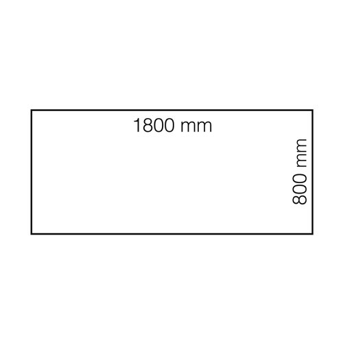 Kancelársky pracovný stôl QBUS, O-rám, 1800x800 mm, čierna/strieborná