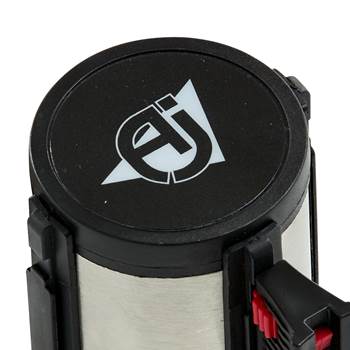 Bariérový systém, 3650 mm, leštená oceľ, modrá páska