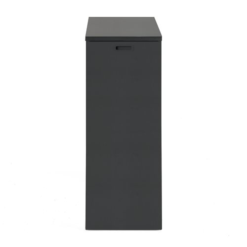 Bočná kancelárska skrinka Modulus, ľavá, čierna