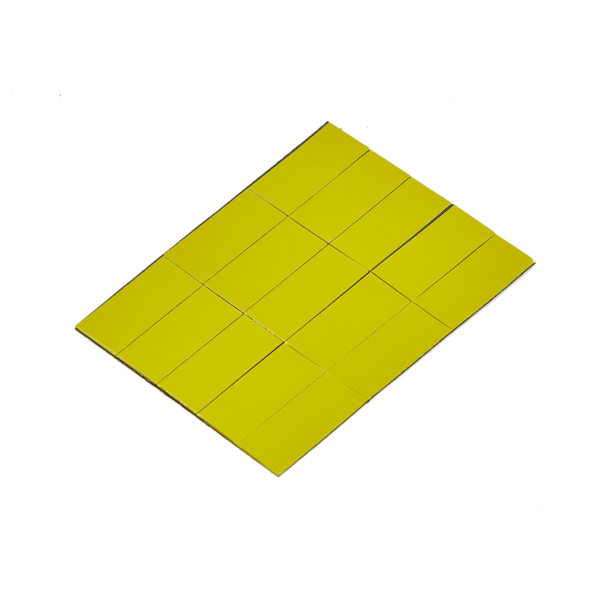 Popisovateľná magnetická páska, 22x50 mm, žltá