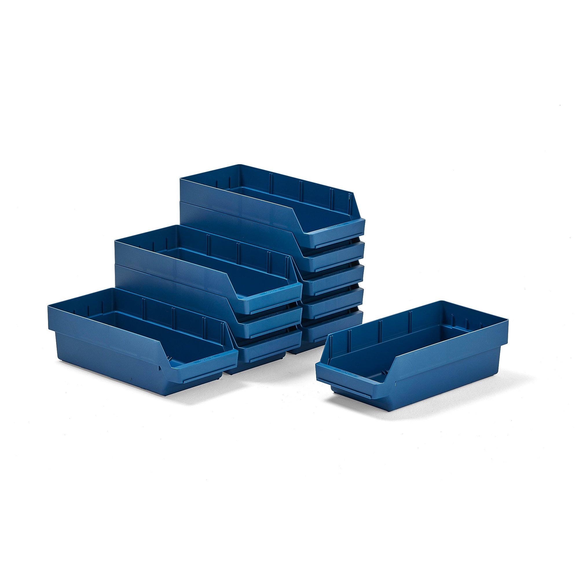 Plastové boxy na súčiastky REACH, 500x240x150 mm, 10 ks, modré
