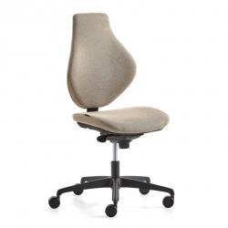 Kancelárska stolička HURRAY, nízke operadlo, piesková