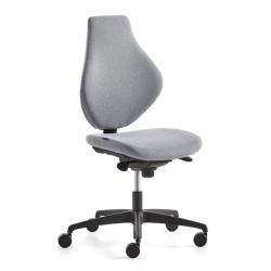 Kancelárska stolička HURRAY, nízke operadlo, modrošedá