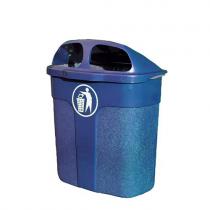 Vonkajší odpadkový kôš Walter, 40 L, modrý
