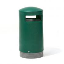 Vonkajší odpadkový kôš TAYLOR , 94 L, zelený