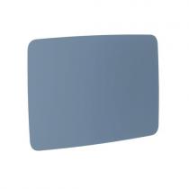 Sklenená magnetická tabuľa Stella so zaoblenými rohmi, 1500x1000 mm, pastelová modrá