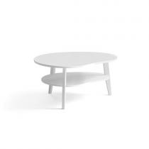Konferenčný stolík HOLLY, 1000x800 mm, biely