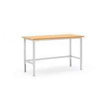 Nastaviteľný dielenský stôl Motion, nosnosť 400 kg, 1500x600 mm, buk