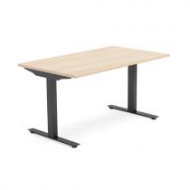 Kancelársky pracovný stôl MODULUS, T-rám, 1400x800 mm, dub/čierna