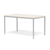 Kancelársky pracovný stôl Adeptus, 1400x800 mm, brezový laminát/šedá
