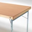 Skladací stôl Amber, 1200x700 mm, bukový laminát/oceľ