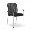 Konferenčná stolička Halifax, čierna / šedá