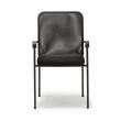 Konferenčná stolička HALIFAX, čierna / čierna