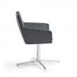 Konferenčná stolička Fairview, chróm, antracit