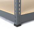 Policový regál COMBO, nosnosť 500kg/polica, 1980x2440x620 mm